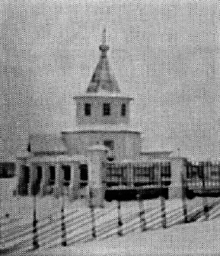 Церковь Варлаама Важского на Ледском погосте, Чушевская (Шенкурский район, Архангельская область). архивная фотография, Построена на месте храма Рождества Иоанна Предтечи