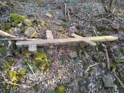 Церковь Сретения Господня в Сретенском на Рыбнице, остатки церкви Сретенье<br>, Сретенье, урочище, Орловский район, Орловская область
