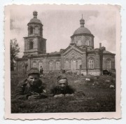 Церковь Космы и Дамиана, Фото 1943 г. с аукциона e-bay.de<br>, Короськово, Кромской район, Орловская область