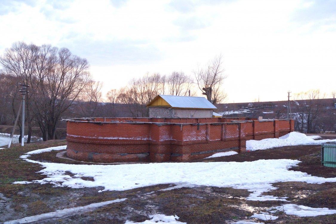 Церковь Казанской иконы Божией Матери (строящаяся), Богородское (Благовещенский район, Республика Башкортостан). документальные фотографии, Новый строящийся храм.