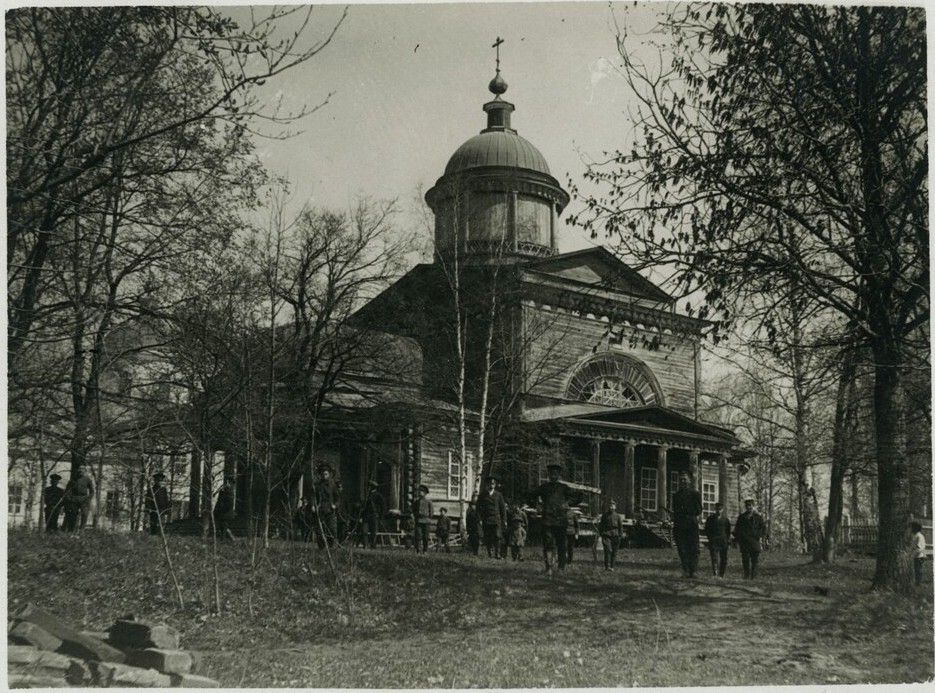 Фото Цветкова Г П. 1914 г. из фондов Костромского музея-заповедника. (ГК № 66573848), архивная фотография. Церковь Успения Пресвятой Богородицы, Варнавино (Варнавинский район, Нижегородская область)