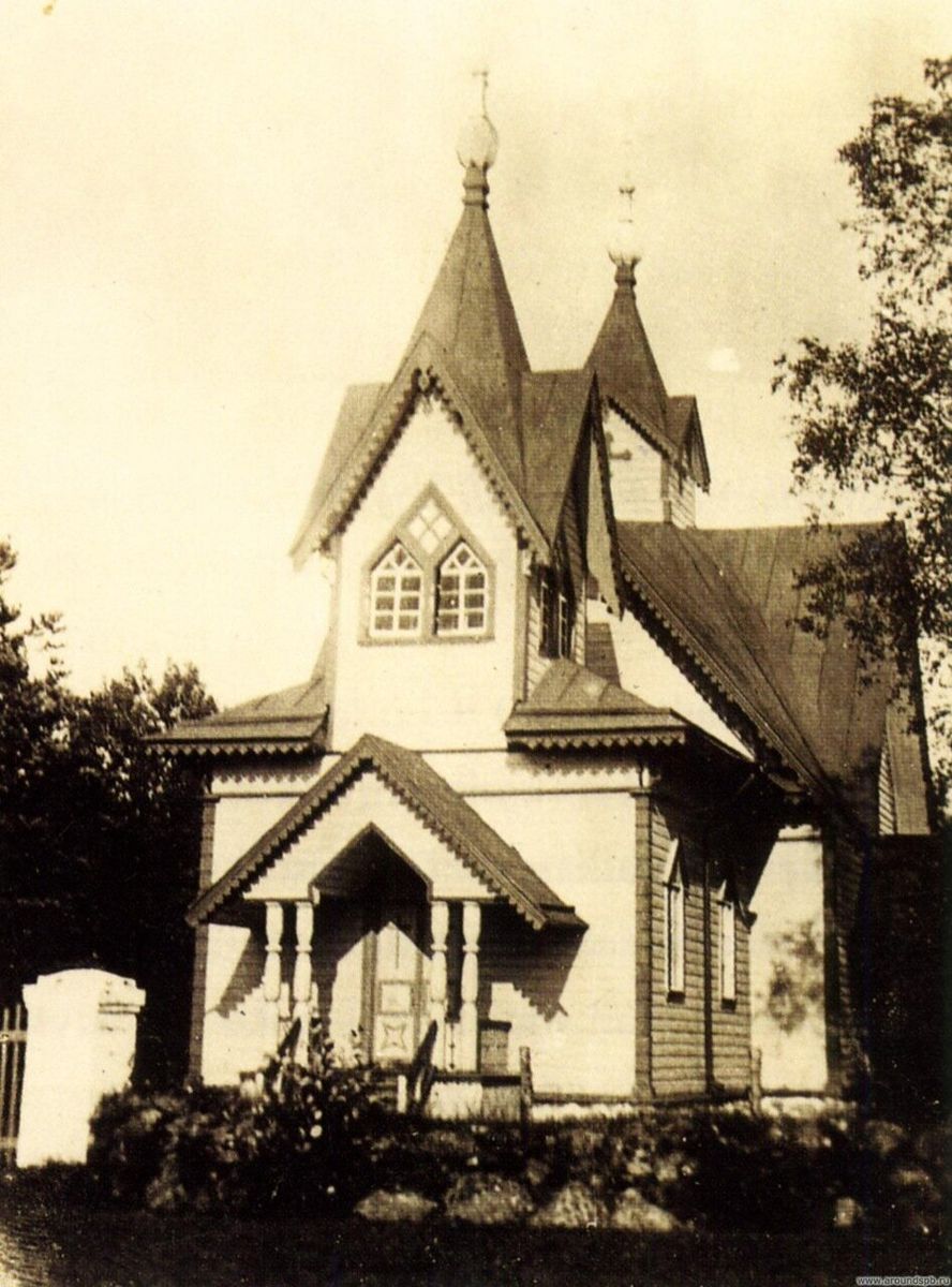 Церковь Андрея Первозванного, Замостье (Приозерский район, Ленинградская область). архивная фотография, Старинное финское фото