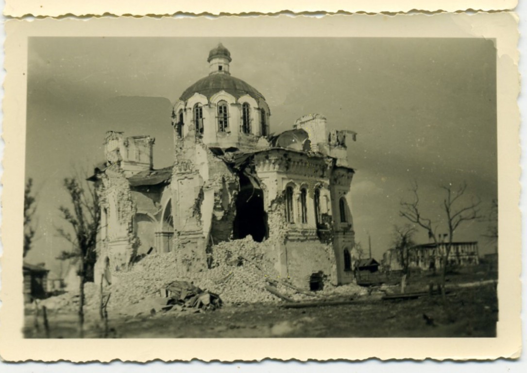 Собор Александра Невского, Рогачёв (Рогачёвский район, Беларусь, Гомельская область). архивная фотография, Фото 1942 г. с аукциона e-bay.de