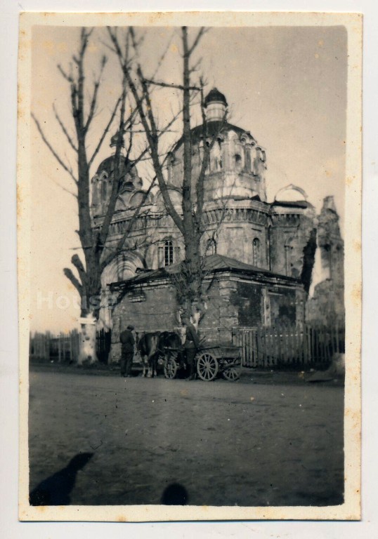 Собор Александра Невского, Рогачёв (Рогачёвский район, Беларусь, Гомельская область). архивная фотография, Фото 1942 г. с аукциона e-bay.de