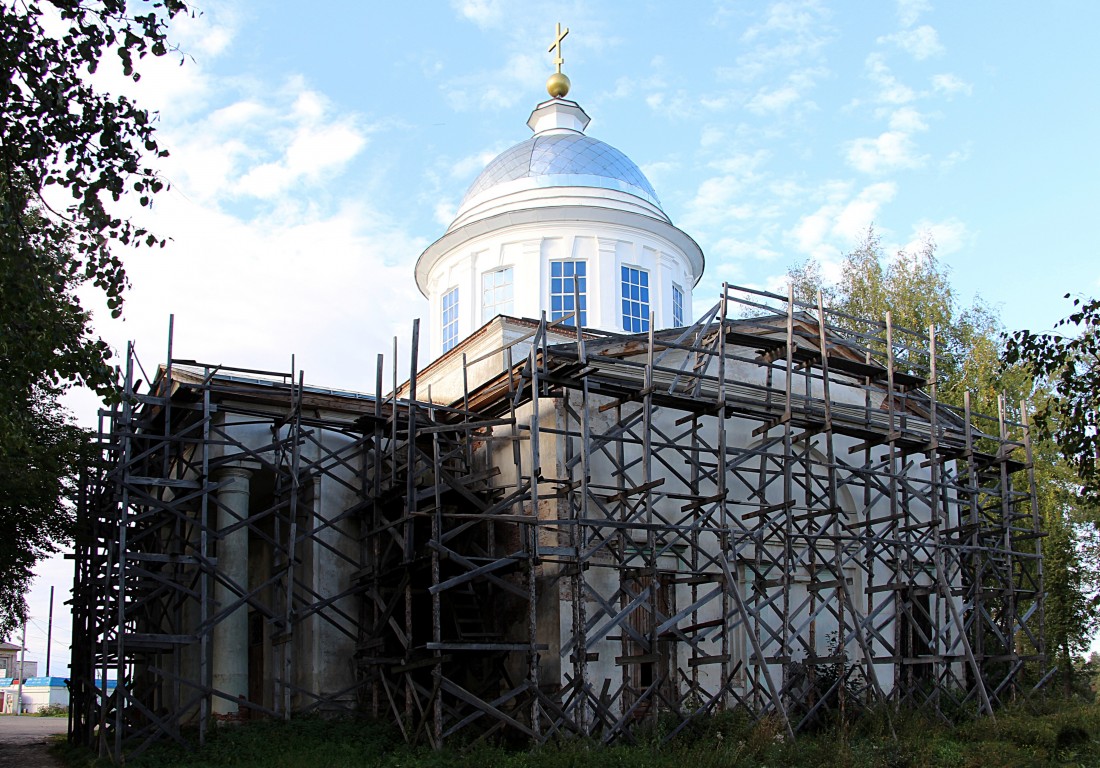 Собор Ризоположения (Положения честной ризы Пресвятой Богородицы во Влахерне), Парфеньево (Парфеньевский район, Костромская область). фасады