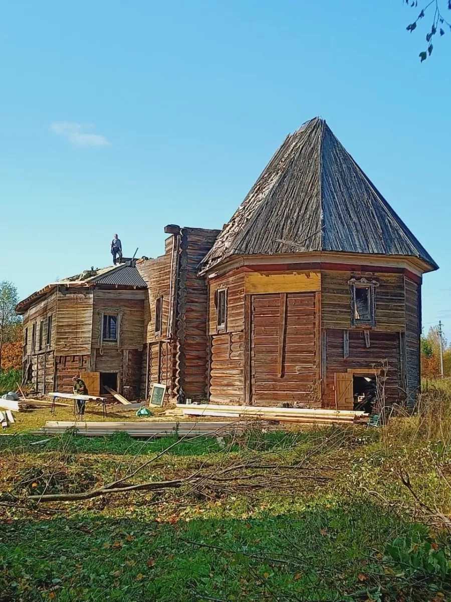 Церковь Воскресения Словущего, Кужбал (Нейский район, Костромская область). документальные фотографии
