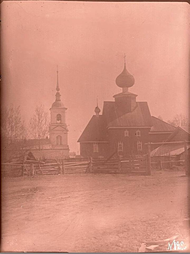 Церковь Воскресения Словущего, Кужбал (Нейский район, Костромская область). архивная фотография, Фото 1929 г. из фондов Костромского музея-заповедника. (ГК № 64055766)