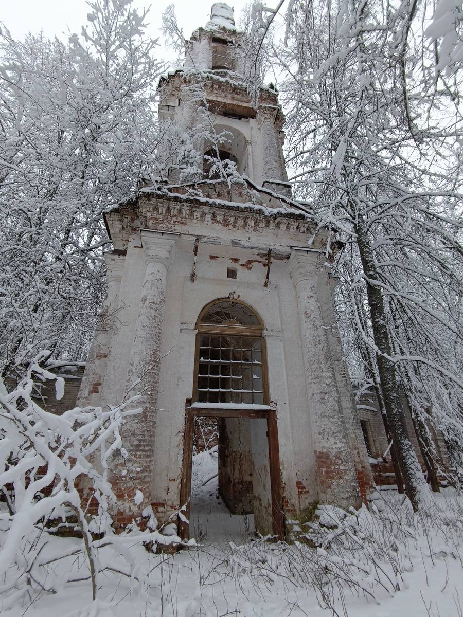 фасады. Церковь Преображения Господня, Попково, урочище (Галичский район, Костромская область)