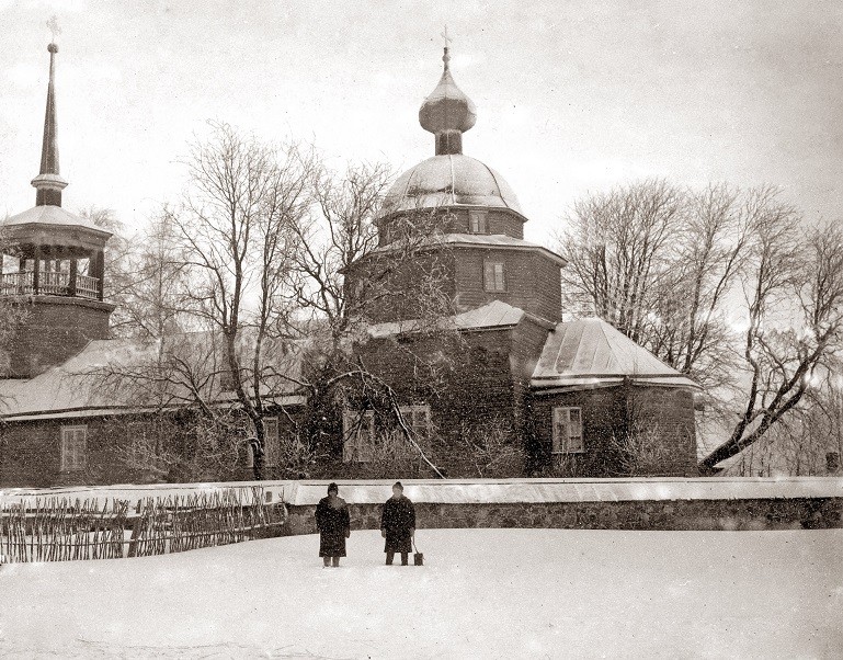 Самро. Церковь Воскресения Христова. архивная фотография, Фотоархив ИИМК РАН. Фото 1925 г.