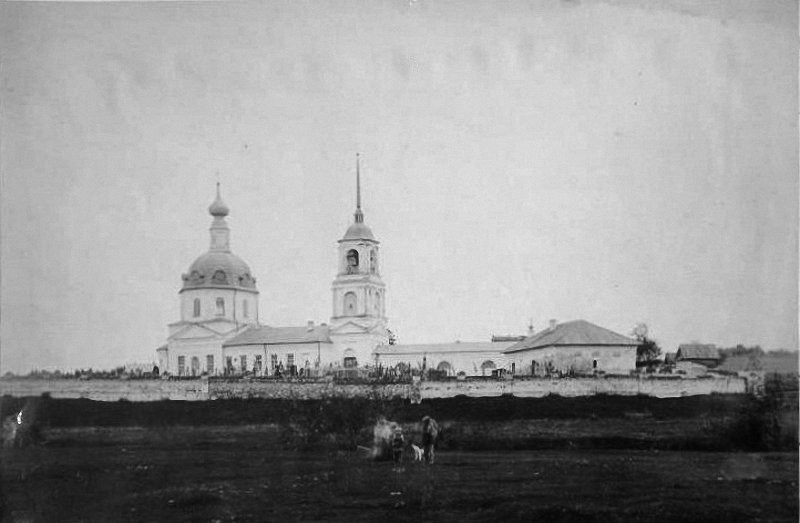 Церковь Преображения Господня в Николо-Понизье, Понизье, урочище (Чухломский район, Костромская область). архивная фотография, Фото начала ХХ века из фондов Государственного научно-исследовательского музея архитектуры имени А.В. Щусева