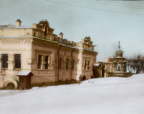 Екатеринбург. Часовня в память деревянной церкви Вознесения Господня. архивная фотография