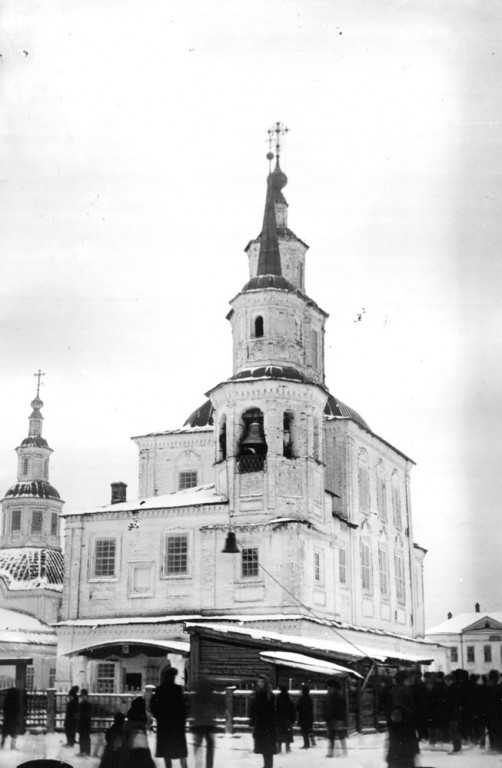 Сольвычегодск. Церковь Воскресения Христова. архивная фотография, фото с сайта http://kotlaslib.aonb.ru/rai-pam-lost-solvych-voskresenskaja.html