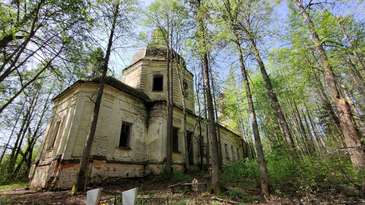 Герасимово, урочище. Церковь Ризоположения (Положения честной ризы Пресвятой Богородицы во Влахерне). фасады