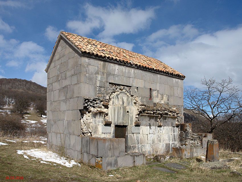 Неизвестная церковь, Гохнари (Квемо-Картли, Грузия). фасады