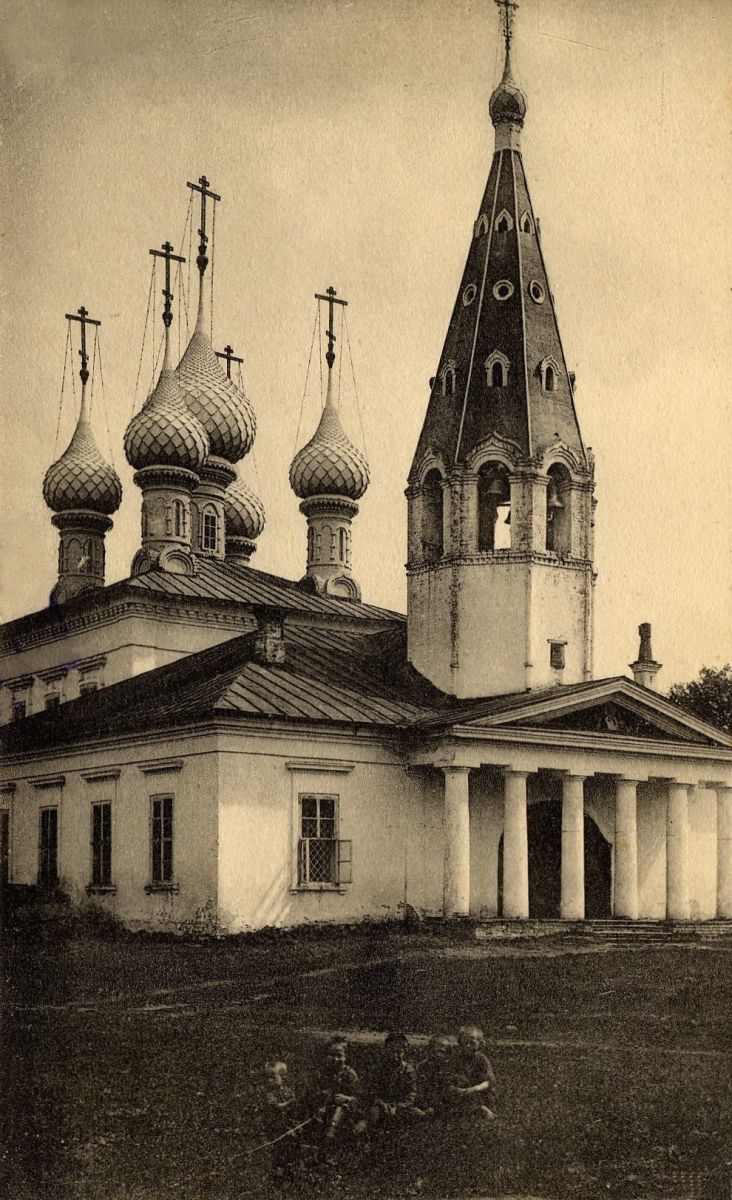 Кострома. Церковь Рождества Христова на Суле. архивная фотография, Фотосъёмка 1909—1913 гг. Автор - В. Н. Кларк. Источник:Почтовая карточка. Худож. фототип. Шерер, Набгольц и Ко, Москва.