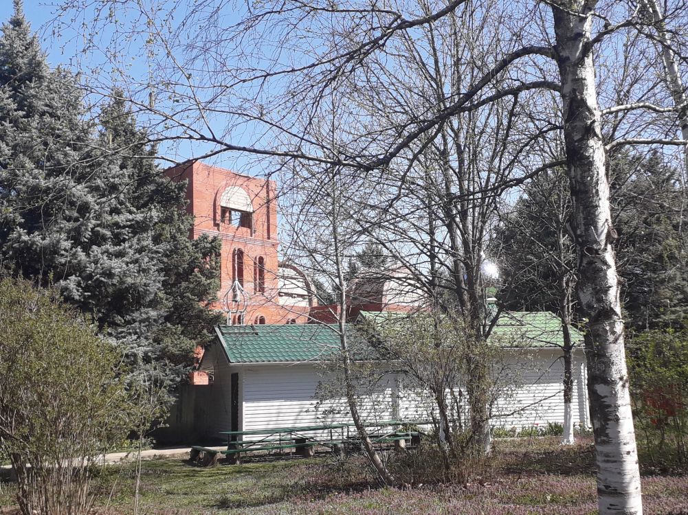 Церковь Ксении Петербургской, Колосистый (Краснодар, город, Краснодарский край). фасады, строящийся каменный храм
