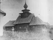 Церковь Димитрия Солунского, Фото Макарова Владимира Кузьмича 1931 г. из фондов Череповецкого музея. (ГК № 51554829)<br>, Кирилловские Танищи, урочище, Кадуйский район, Вологодская область