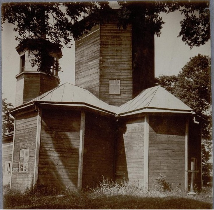 Церковь Николая Чудотворца, Гдов (Гдовский район, Псковская область). архивная фотография, Фото Григорьева Н. К. 1913 г. из фондов музея при Российской академии художеств. (Музейный № Ф-14783)