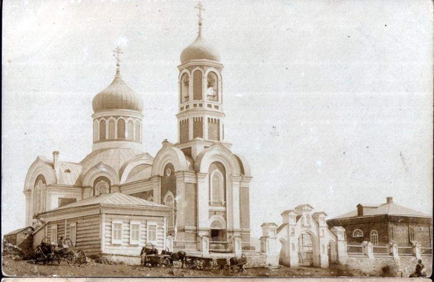 Церковь Богоявления Господня, Камень-на-Оби (Каменский район и г. Камень-на-Оби, Алтайский край). архивная фотография, Из частной коллекции Михаила Мещанинова