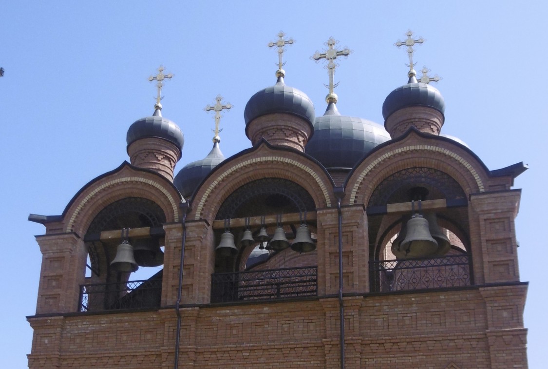 Церковь Благовещения Пресвятой Богородицы (новая), Благовещенск (Благовещенский район, Республика Башкортостан). архитектурные детали, Звонница церкви