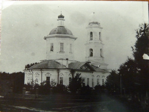 Церковь Благовещения Пресвятой Богородицы (старая), Благовещенск (Благовещенский район, Республика Башкортостан). архивная фотография, Фотография с сайта нового храма Благовещения http://blagayavest.cerkov.ru/category/istoria/