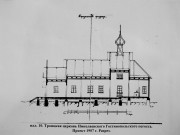 Гостинопольский Никольский монастырь. Церковь Троицы Живоначальной, Проект перестройки Троицкой церкви 1907 г.<br>, Волхов, посёлок, Волховский район, Ленинградская область