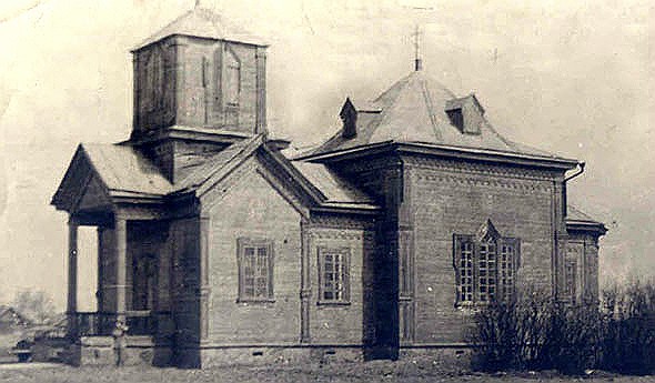 Церковь Успения Пресвятой Богородицы, Блужа (Пуховичский район, Беларусь, Минская область). архивная фотография, фото с сайта http://www.radzima.org/ru/object/6944.html