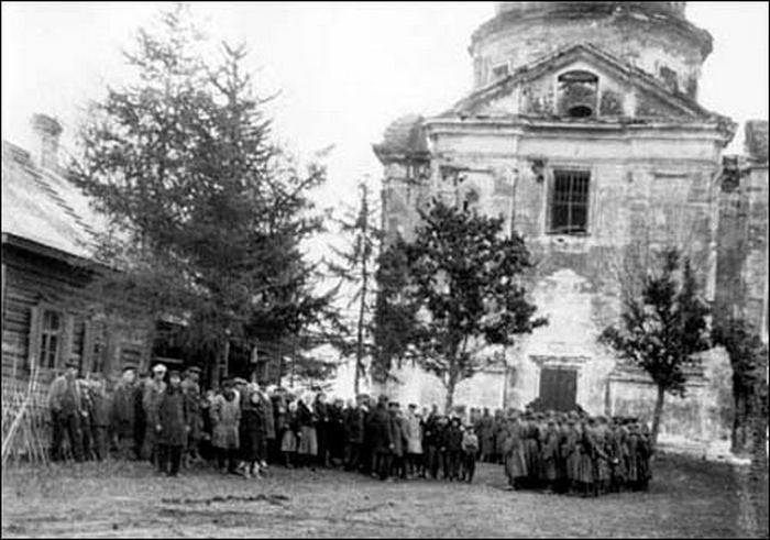 Церковь Николая Чудотворца, Шатилово (Полоцкий район и г. Полоцк, Беларусь, Витебская область). архивная фотография, фото с сайта http://www.radzima.org/ru/object/7726.html