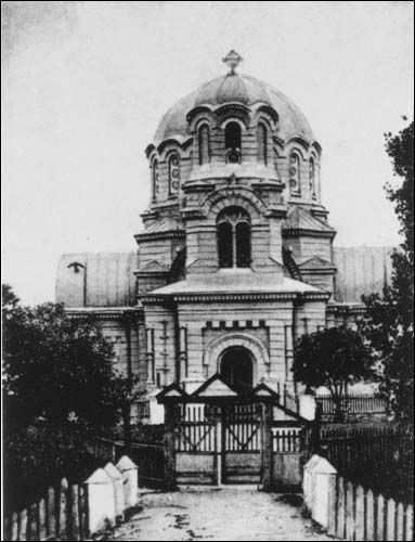 Слуцк. Церковь Николая Чудотворца. архивная фотография, 1918 год. фото с сайта http://www.radzima.org/ru/object-photo/7160.html