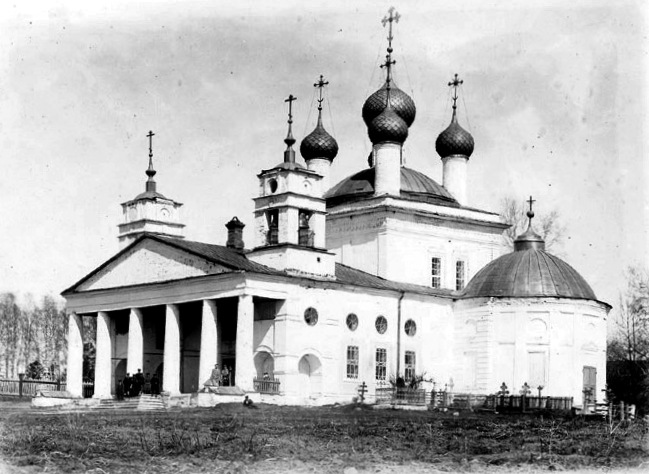 Церковь Казанской иконы Божией Матери, Карабиха (Богородское на Карабитовой горе) (Ярославский район, Ярославская область). архивная фотография, 1897г.