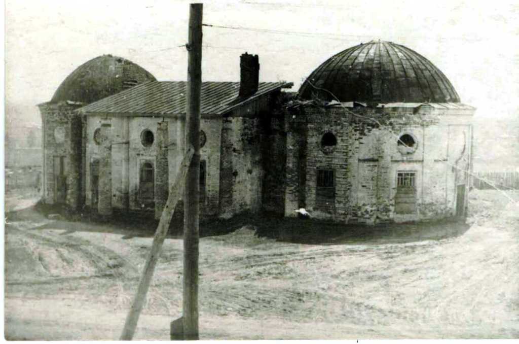 Церковь Казанской иконы Божией Матери, Карабиха (Богородское на Карабитовой горе) (Ярославский район, Ярославская область). архивная фотография, Конец 1940-х гг.