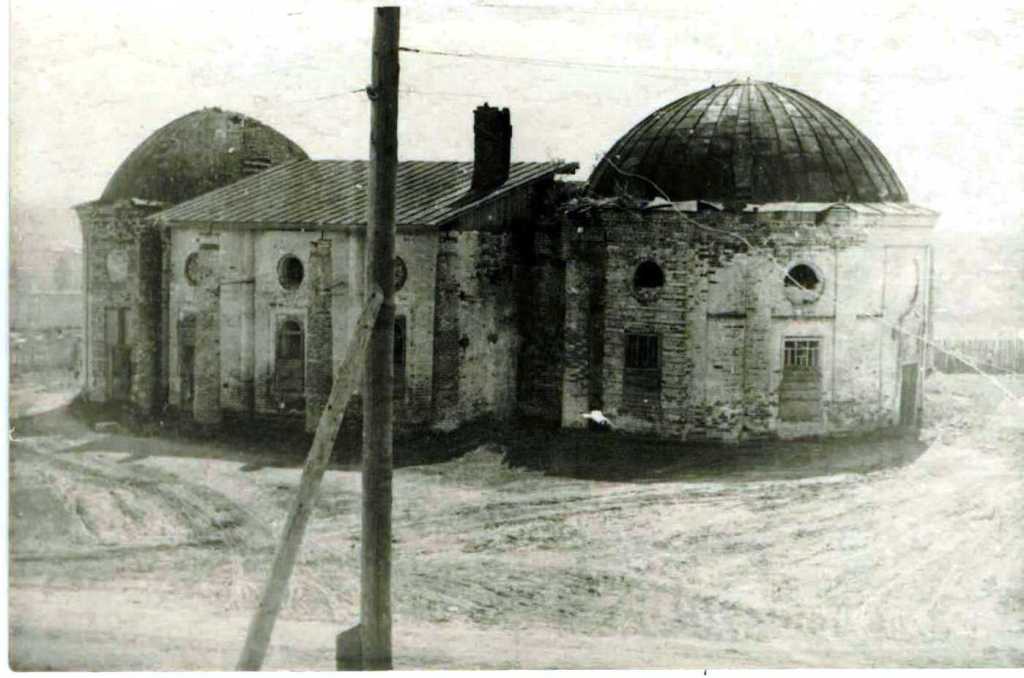 Карабиха (Богородское на Карабитовой горе). Церковь Казанской иконы Божией Матери. архивная фотография, Конец 1940-х гг.