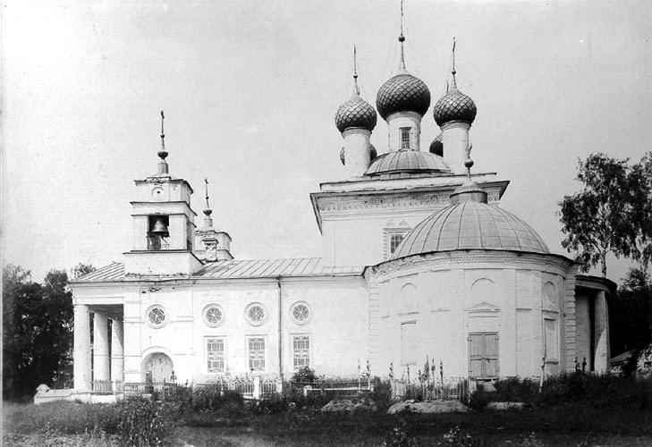 Церковь Казанской иконы Божией Матери, Карабиха (Богородское на Карабитовой горе) (Ярославский район, Ярославская область). архивная фотография, 1897г.
