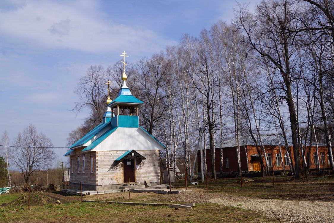 Церковь Зосимы Еннатской, Балтика (Иглинский район, Республика Башкортостан). общий вид в ландшафте