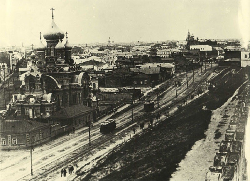 Церковь Вознесения Господня, Астрахань (Астрахань, город, Астраханская область). архивная фотография, 1929 год с сайта https://pastvu.com/p/210560