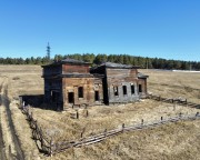 Церковь Спаса Преображения, Вид с ЮЗ<br>, Верхний Булай, Черемховский район, Иркутская область