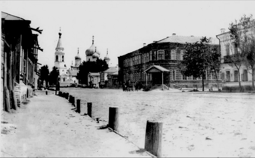 Церковь Николая Чудотворца, Моршанск (Моршанский район и г. Моршанск, Тамбовская область). архивная фотография, фото 1910 с сайта https://pastvu.com/p/272931