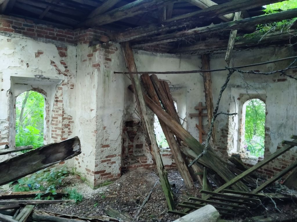 Церковь Успения Пресвятой Богородицы, Евдский Погост (Красноборский район, Архангельская область). интерьер и убранство