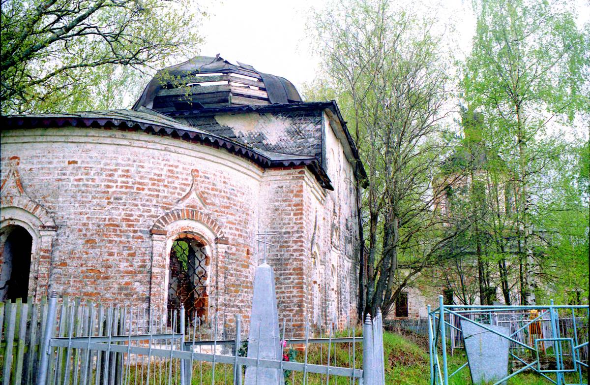 архитектурные детали. Церковь Успения Пресвятой Богородицы, Евдский Погост (Красноборский район, Архангельская область)