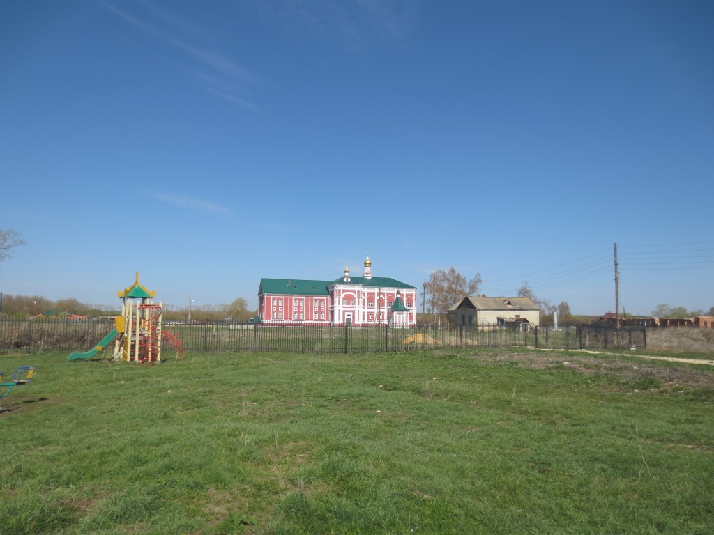 Иоанно-Богословский скит, Пушкарка (Арзамасский район и г. Арзамас, Нижегородская область). общий вид в ландшафте
