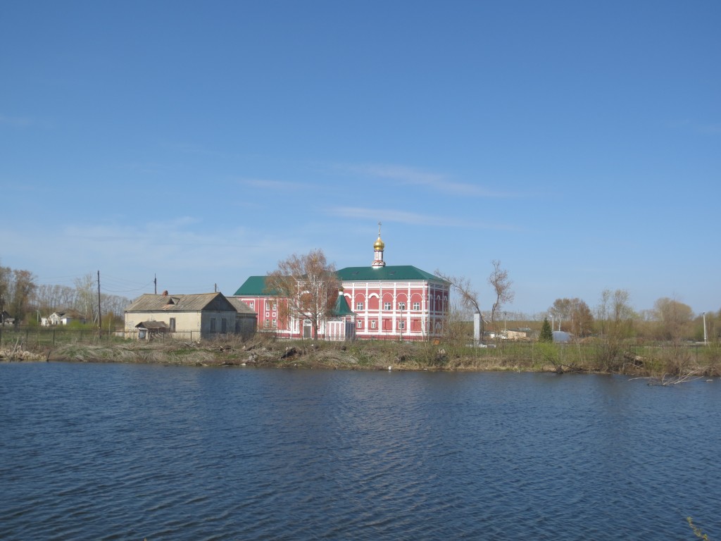 Иоанно-Богословский скит, Пушкарка (Арзамасский район и г. Арзамас, Нижегородская область). общий вид в ландшафте