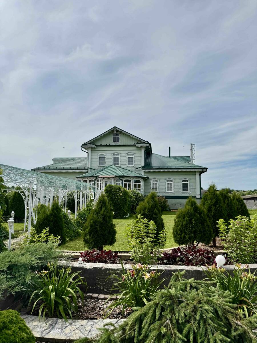 Кутузовский скит, Кутузовка (Кулебакский район, Нижегородская область). общий вид в ландшафте