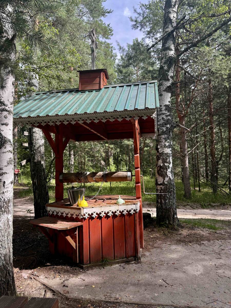 Кутузовский скит, Кутузовка (Кулебакский район, Нижегородская область). общий вид в ландшафте, Святой колодец матушки Надежды 