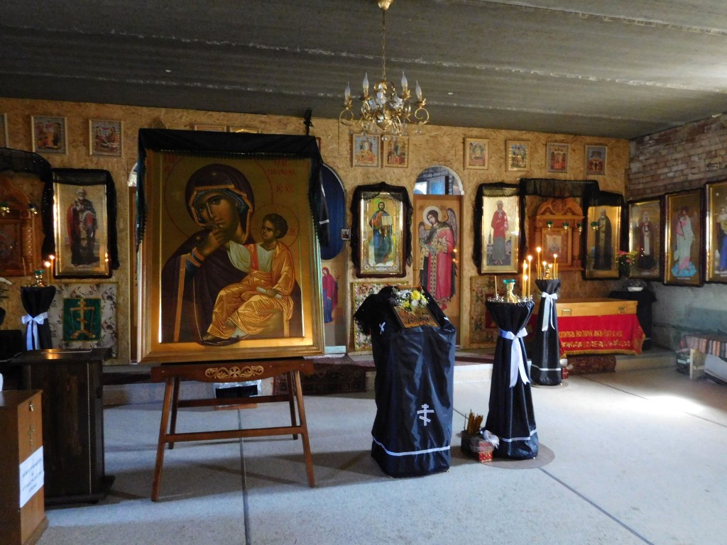Церковь Преображения Господня, Самара (Самара, город, Самарская область). интерьер и убранство, Нижний придел церкви, освященный в честь  Богородско-Казанской иконой Божией Матери 