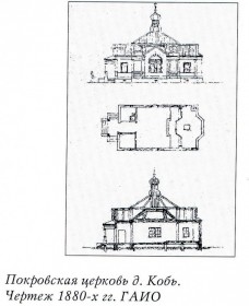 Кобь. Церковь Покрова Пресвятой Богородицы (старая)