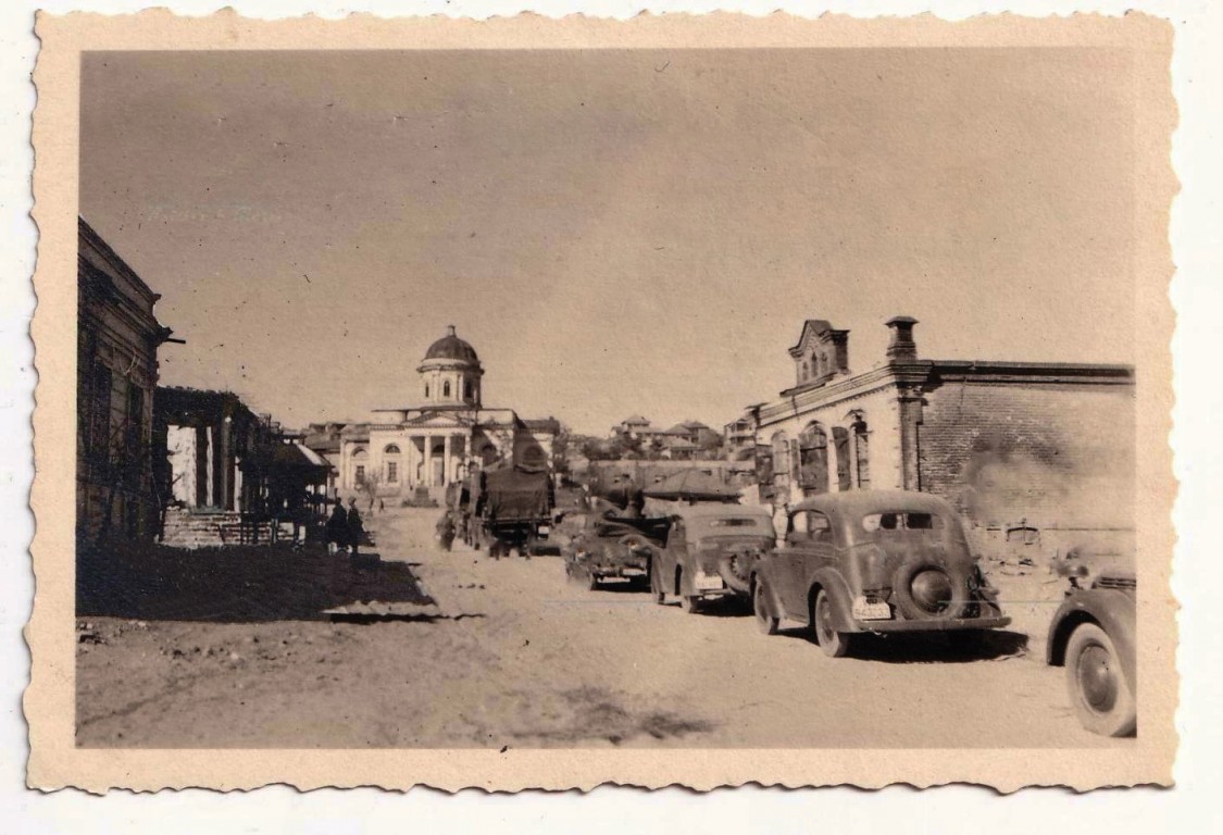 Церковь Николая Чудотворца в станице Цимлянской, Цимлянская (акватория Цимлянского водохранилища) (Цимлянский район, Ростовская область). архивная фотография, Фото 1942 г. с аукциона e-bay.de