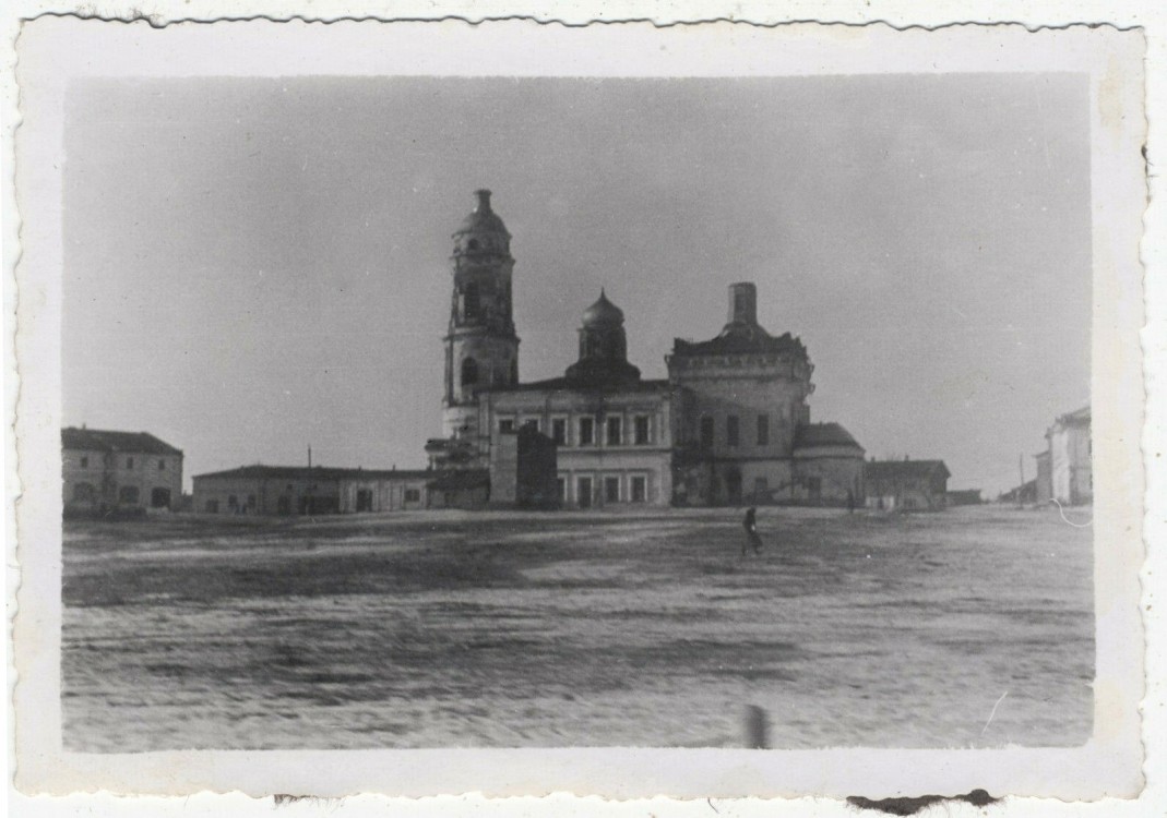 Болхов. Церковь Николая Чудотворца, Гончарного. архивная фотография, Фото 1943 г. с аукциона e-bay.de