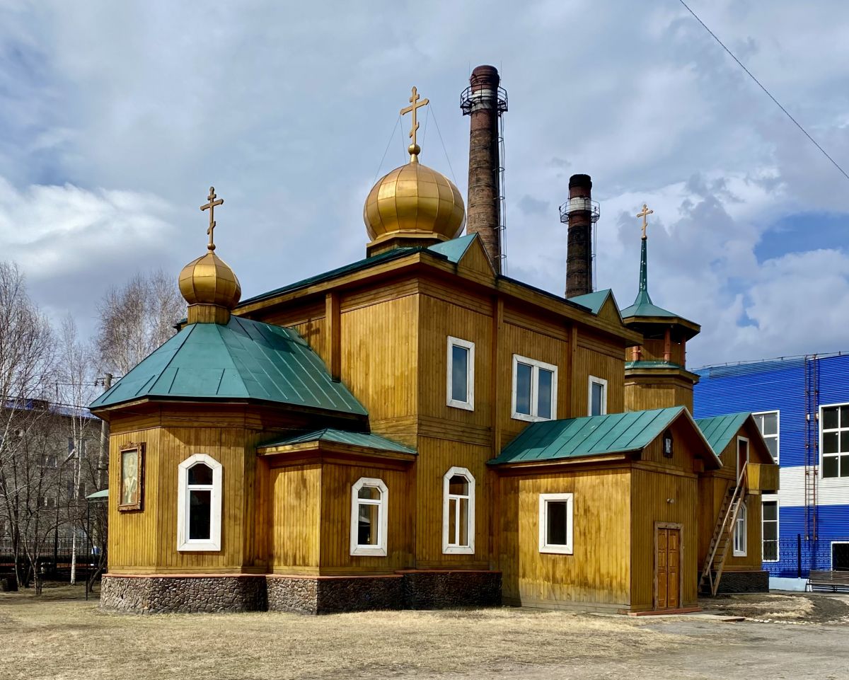 Церковь Николая Чудотворца, Нижнеудинск (Нижнеудинский район, Иркутская область). фасады, Вид с СВ