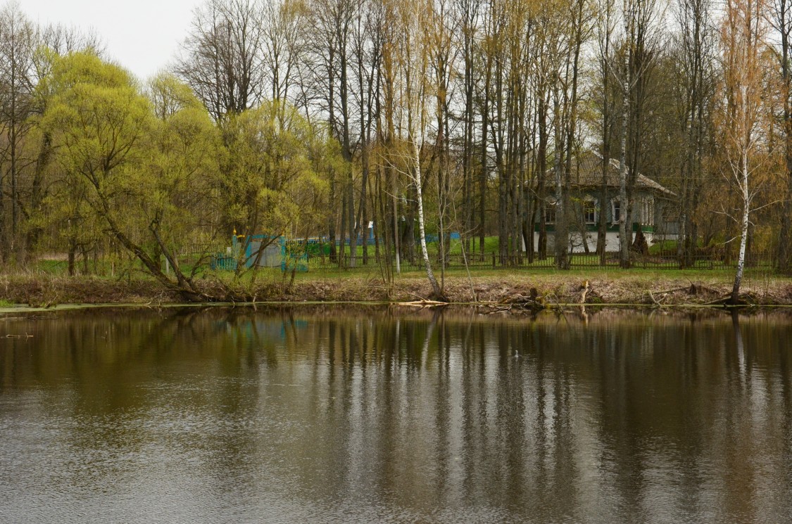 Разрытовский Троицкий Покровский монастырь, Разрытое (Мглинский район, Брянская область). дополнительная информация, Вид от церкви Архангела Михаила через пруд
