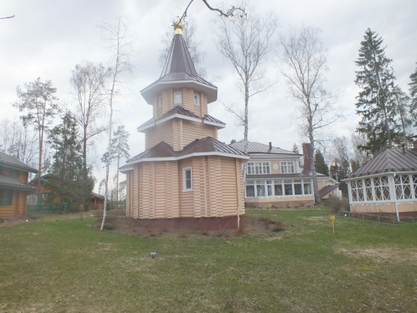 Неизвестная церковь, Лопотово (Солнечногорский городской округ, Московская область). общий вид в ландшафте